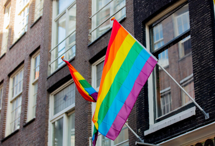 rainbow-flag-Amsterdam-building